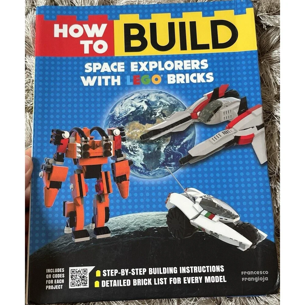 LEGO How to Build Space Explorers w/ LEGO Bricks Manual Booklet 2019 English